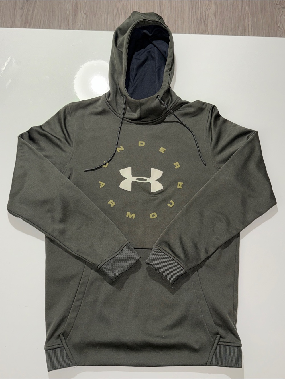 Men's Under Armour UA ColdGear High Neck Polyester Pullover Hoodie Size S